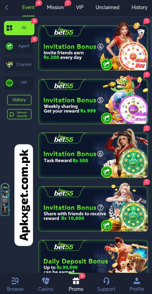 BET55 Game Download